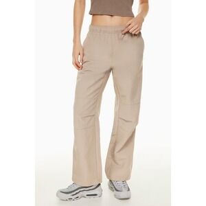 Aritzia Tna Sawyer Pant Light Brown Water-Repellent Track Pants Size Medium